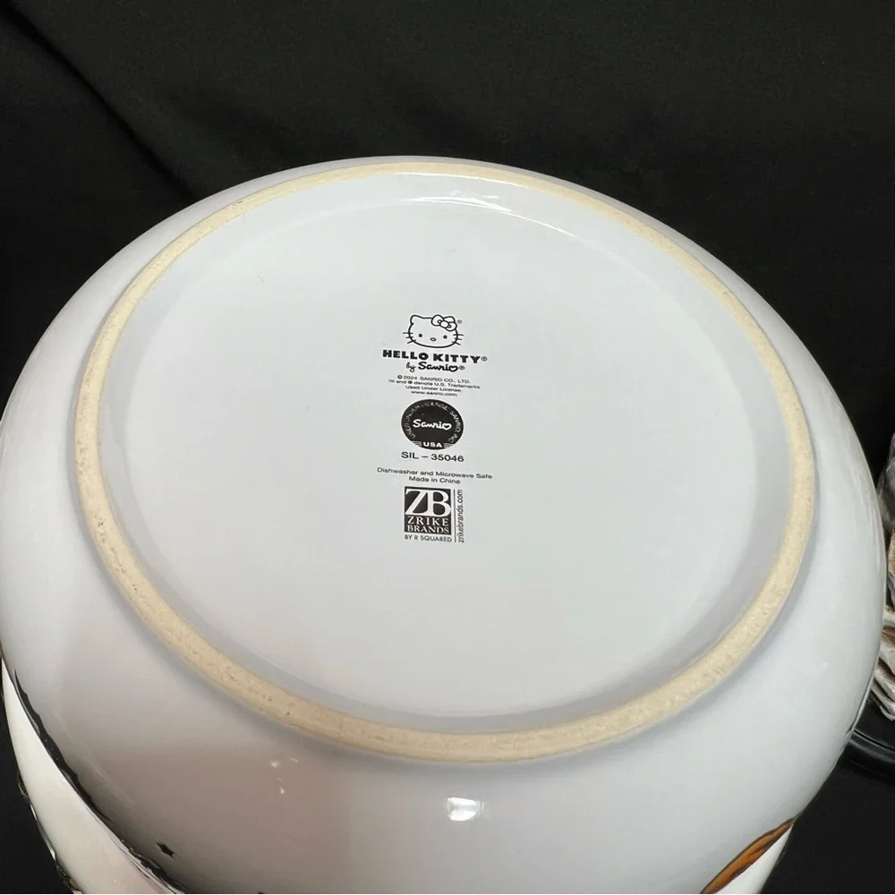 Sanrio Hello Kitty Halloween Black Cat & Pumpkin Ceramic Food Storage Containers - Picture 8 of 12